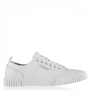 Lyle and Scott Mitchell Mens Canvas Trainers - White 626