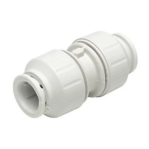 John Guest Speedfit PEM0415W Straight Coupler - 15mm Pack of 10