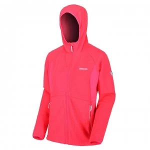 Regatta Womens Terota Full Zip Hooded Fleece - Neon Pink