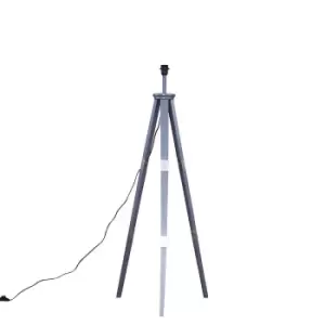 Willow Grey Floor Lamp Base