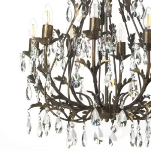 Onli Botte Multi Arm Chandelier Bronze