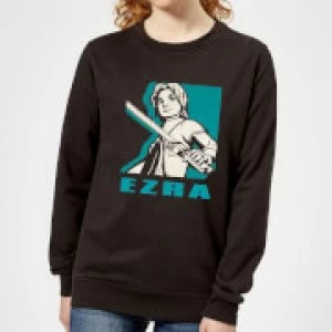 Star Wars Rebels Ezra Womens Sweatshirt - Black - XXL