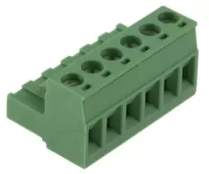 Phoenix Contact Mstb2,5/6-St-5,08 Terminal Block, Pluggable, 6Pos, 12Awg