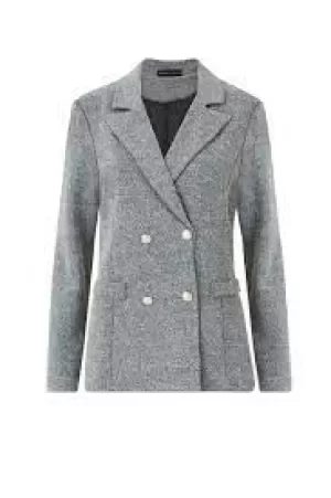 Mela London Grey Button Blazer - 8