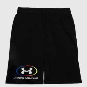 Under Armour Lockertag Shorts In Black