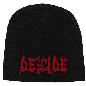 Deicide - Logo Unisex Beanie Hat - Black