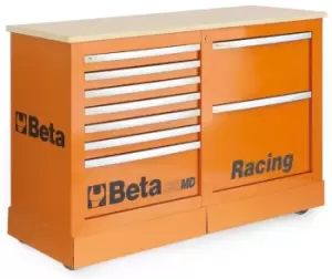 Beta Tools C39MD-O "Racing" Mobile Roller Cab Orange 039390101