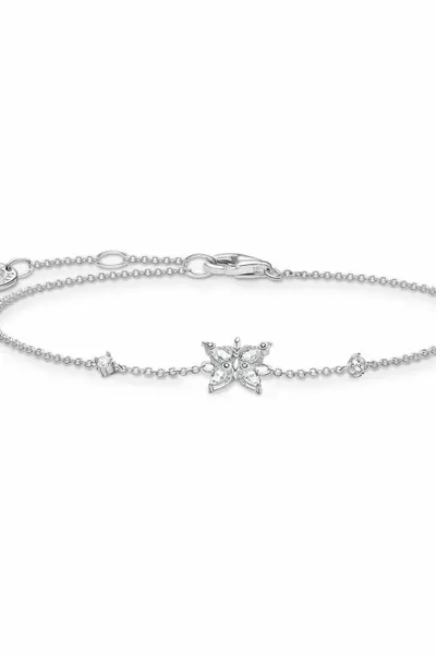 THOMAS SABO Jewellery Thomas Sabo Charm Club Charming Garden Silver Bracelet A2028-051-14-L19V