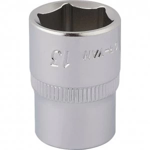 Elora 1/4" Drive Hexagon Socket Metric 1/4" 13mm