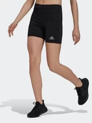 adidas Own The Run Short Running Tights, Black, Size 2Xs, Women