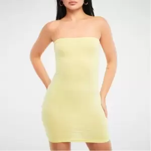 Missguided Bandeau Bodycon Mini Dress - Green