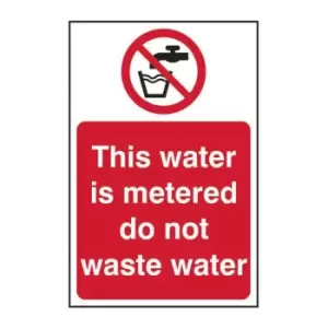 This Water is Metered Do Not... - RPVC (200 x 300mm)