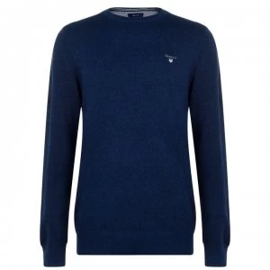 Gant Gant Crew Neck Jumper - Denim Blue 487