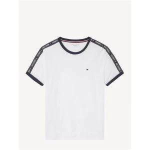 Tommy Bodywear HWK Tape T Shirt - WHITE