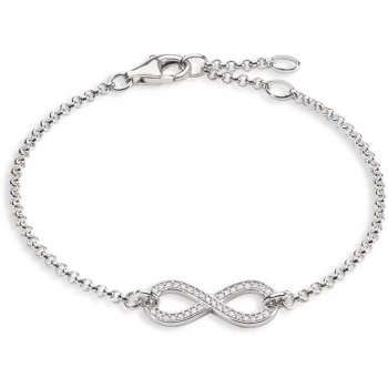 Ladies Thomas Sabo Sterling Silver Glam & Soul Eternity Bracelet