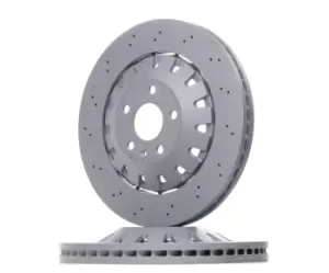 ZIMMERMANN Brake disc FORMULA Z BRAKE DISC 100.3383.70 Brake rotor,Brake discs AUDI,A3 Sportback (8VA, 8VF),A3 Limousine (8VS, 8VM)