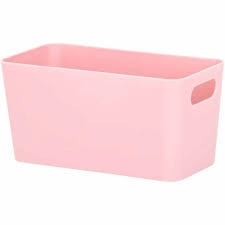 Wham Studio Rectangular Basket 7.01 Pink PP Random Copolymer