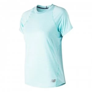 New Balance Seasonless T Shirt Ladies - Blue