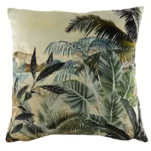 Evans Lichfield Kibale Tropical Cushion Cover (43cm x 43cm) (Multicoloured)