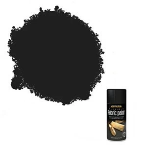 Rust-Oleum Fabric Black Multi-surface Spray Paint 150ml