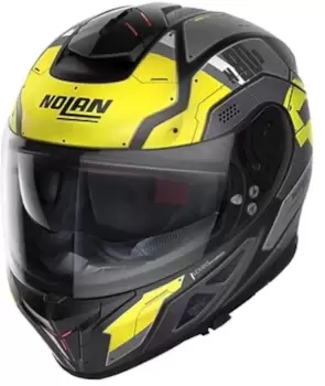 Nolan N80-8 Starscream N-Com Helmet, black-yellow Size M black-yellow, Size M