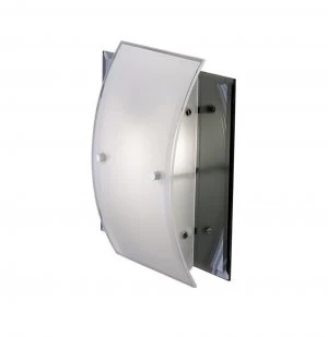 Flush Ceiling, Wall Lamp 1 Light Polished Chrome, Mirror