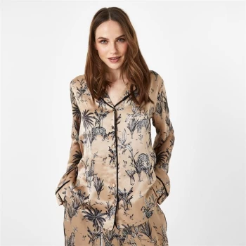 Biba BIBA Silk Pyjama Set - Safari Toile