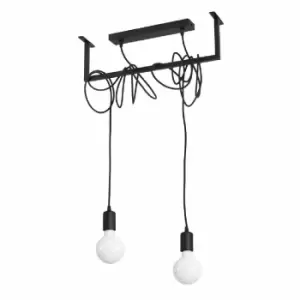 Sollux Chandelier Salamanca 2 Black