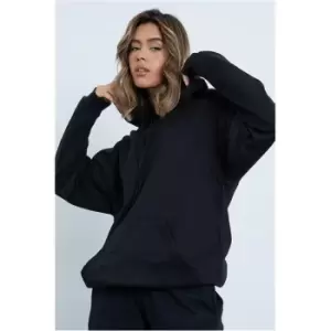 I Saw It First Black Oversized Hoodie - Black