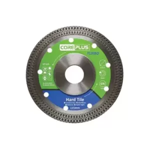 CorePlus HT115 Hard Tile Turbo Diamond Blade 115mm