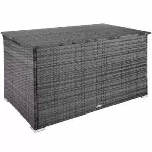 Tectake Storage Box Oslo With Aluminium Frame, 145 X 82.5 X 79.5cm Grey