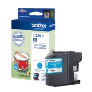 Brother LC22U Cyan Ink Cartridge