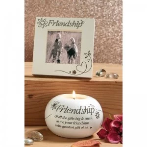 Frame and Candle Set - Friend