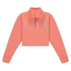 Elle quarter Zip Fleece - Orange