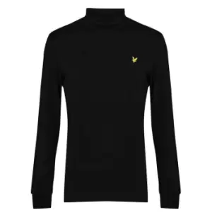 Lyle and Scott Roll Neck Long Sleeve Jumper Mens - Black