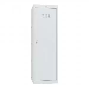 Phoenix CL Series Size 4 Cube Locker in Light Grey with Key Lock