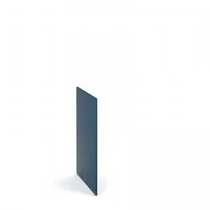 Flux single side finishing panel for 900mm high locker - sea blue