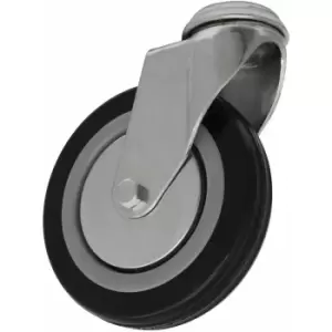 Sealey - SCW1125SB Castor Wheel Bolt Hole Swivel Ø125mm