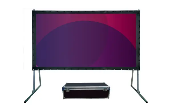 Sapphire 94" SFFS244FR-WSF-FABRIC Rapidfold Front Projection Projector Screen