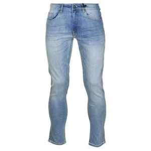 Firetrap Skinny Mens Jeans - Bleach Wash