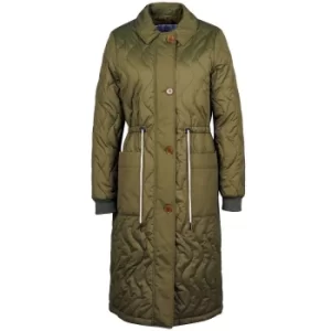 Barbour Womens Astley Quilted Jacket Dk Moss 12