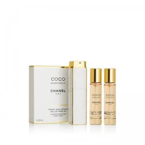 CHANEL COCO MADEMOISELLE Eau de Toilette For Her 3x20ml Gift Set