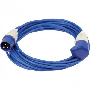 Draper Extension Trailing Lead 16 amp Blue Cable 240v 14m