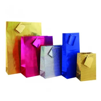 Holographic Gift Bag Medium Pack of 12 FUNK3