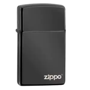 Zippo Slim High Polish Black Zippo Logo windproof lighter