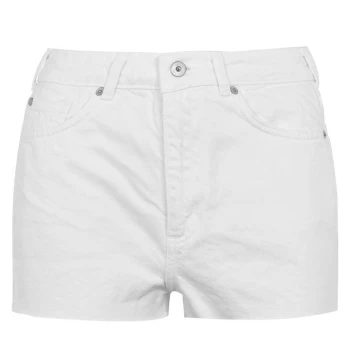 Jack Wills Finchley Denim Shorts - White