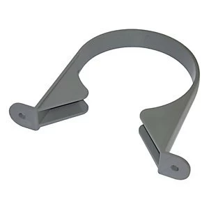 FloPlast SP82G Soil Pipe Clip - Grey 110mm