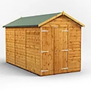 Power Garden Shed 126PAWDD Golden Brown 12x6