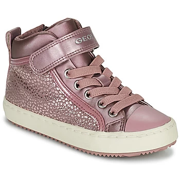 Geox KALISPERA Girls Childrens Shoes (High-top Trainers) in Pink - Sizes 10 kid,11 kid,11.5 kid,12 kid,13 kid,1 kid,1.5 kid,2.5