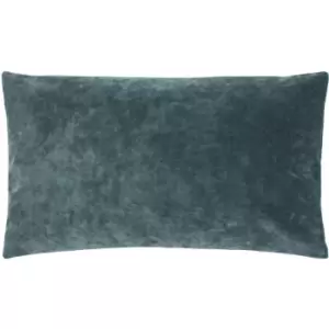 Furn - Camden Micro-Corduroy Velvet Cushion Cover, Denim, 30 x 50 Cm